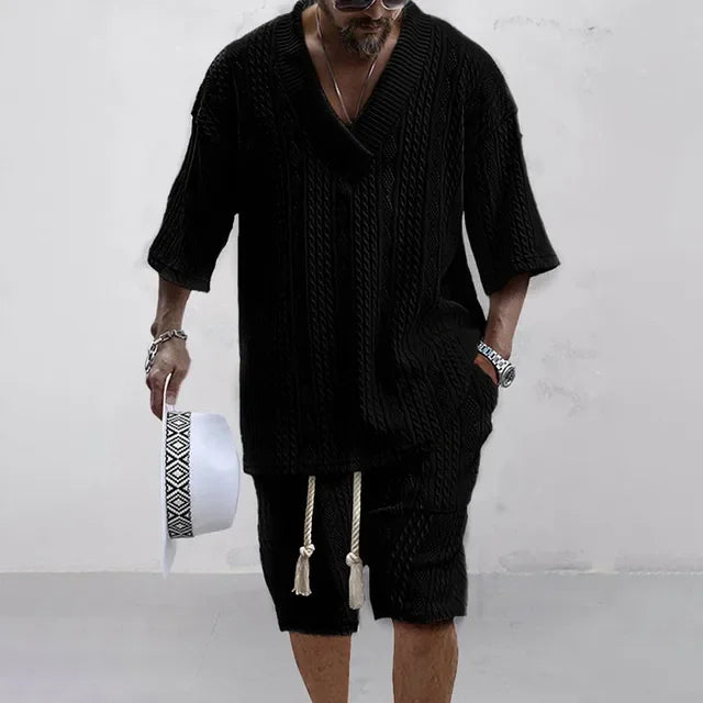 Conjunto Masculino Tricotado de 2 Peças